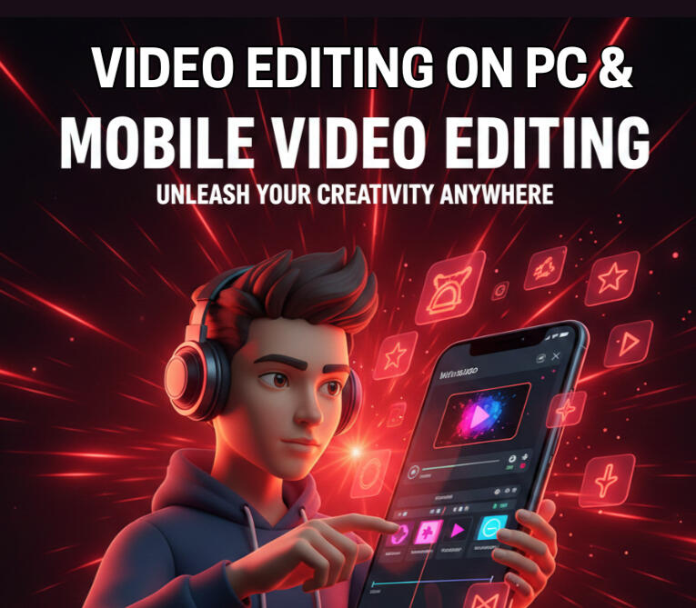 Video Editing on Mobile and Video Editing on PC
